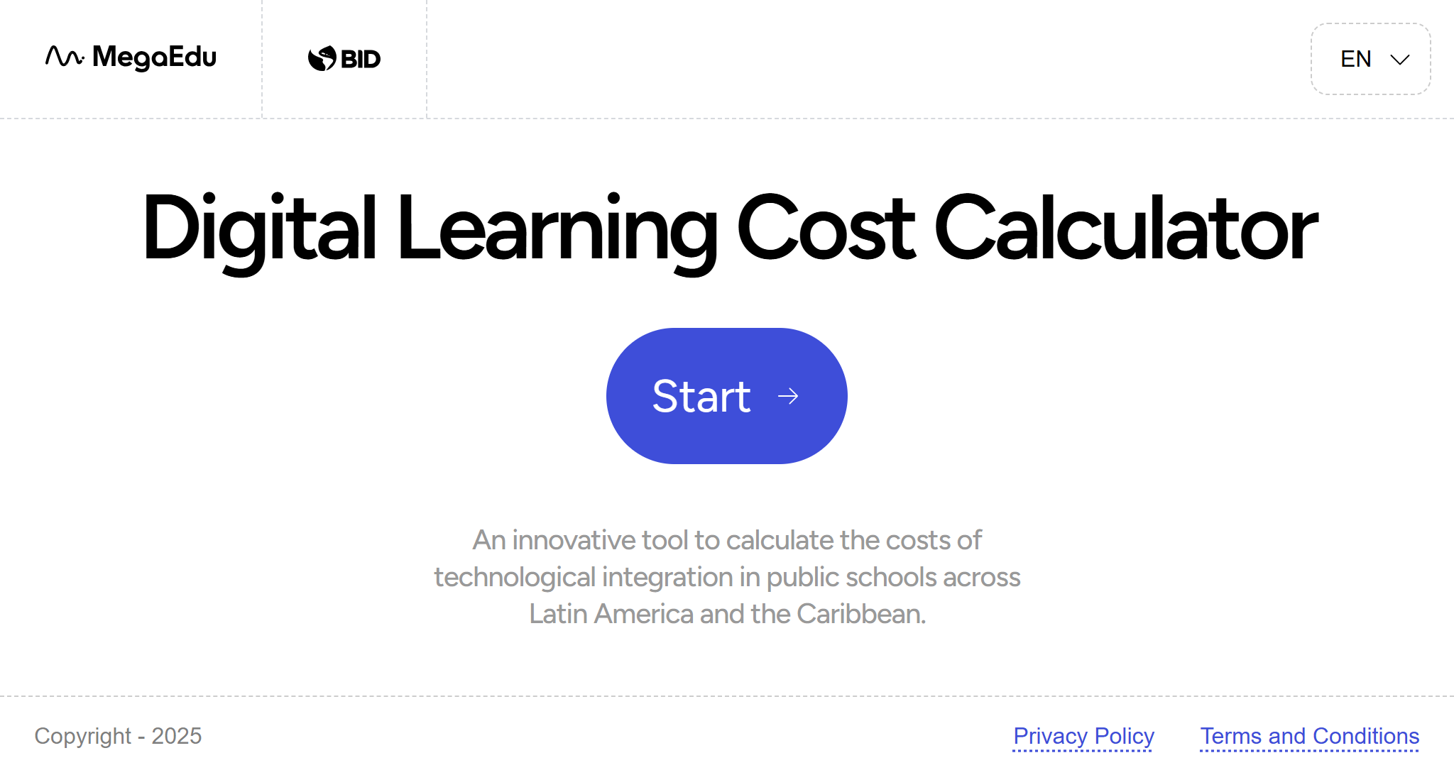 Digital Learning Cost Calculator
